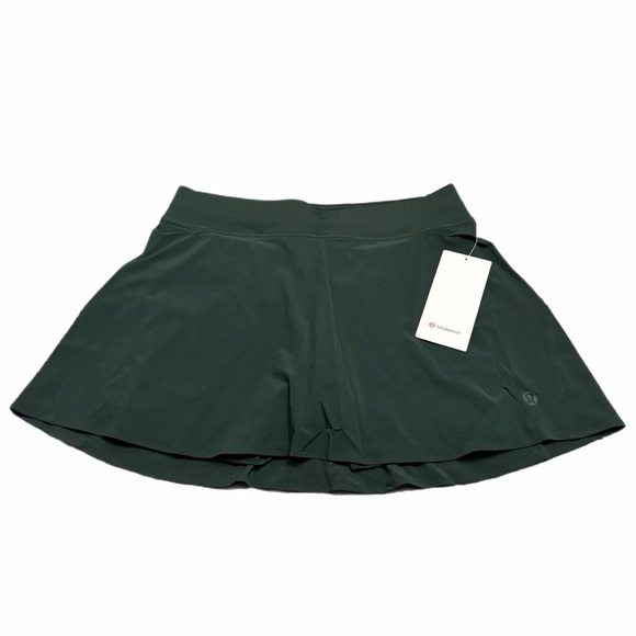 NWT Lululemon Lightweight High-Rise Tennis Skirt *15”(Rainforest Green) Size 10